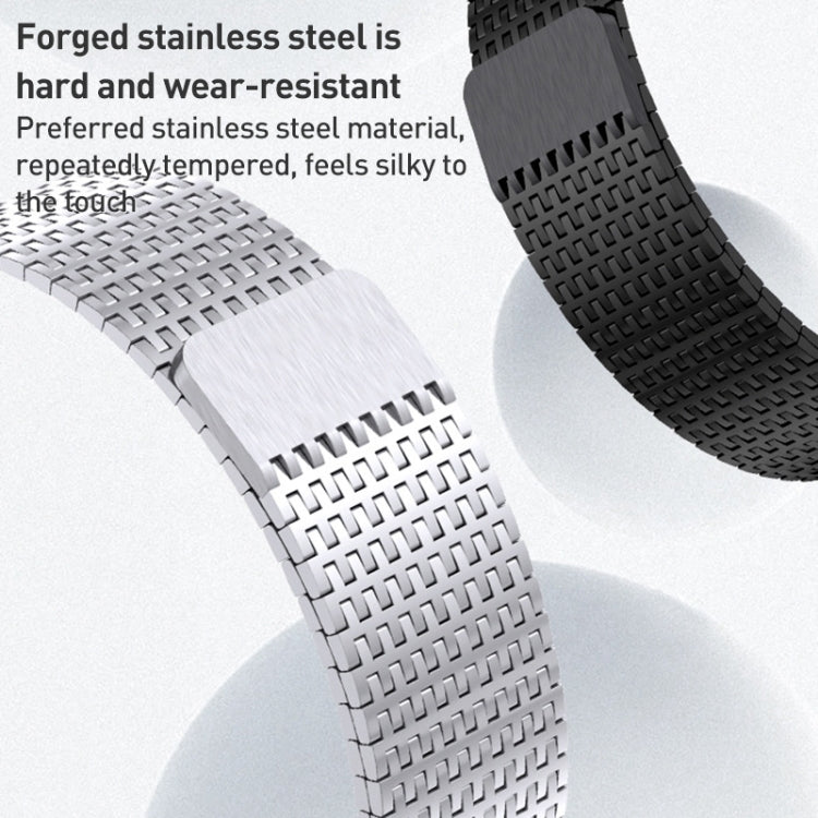 Milanese Loop Magnetic Clasp Stainless Steel Watch Band, For Apple Watch Series 4 44mm, For Apple Watch Series 4 40mm, For Apple Watch Series 3 38mm, For Apple Watch Series 3 42mm, For Apple Watch Series 2 42mm, For Apple Watch Series 2 38mm