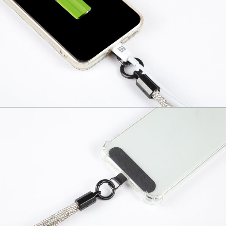 Sparkling Diamond Round Anti-lost Rope