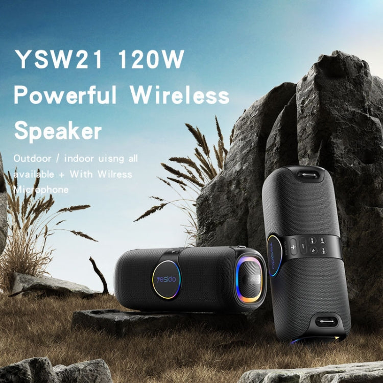 Yesido YSW21 Outdoor Portable Wireless Bluetooth Speaker with Microphone