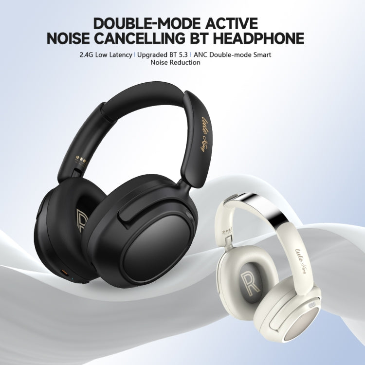 Eking ANC Noise Canceling Wireless Gaming Low Latency Headband Wireless Bluetooth Headphones, With 2.4G, Without 2.4G