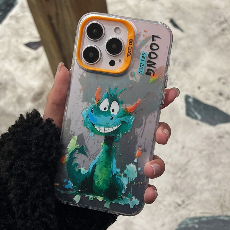 Splash-ink AI Cute Dragon PC Hybrid TPU Phone Case, For iPhone 15 Pro Max, For iPhone 15 Pro, For iPhone 15, For iPhone 14, For iPhone 14 Pro, For iPhone 14 Pro Max, For iPhone 13 Pro Max, For iPhone 13 Pro, For iPhone 13, For iPhone 12                ...