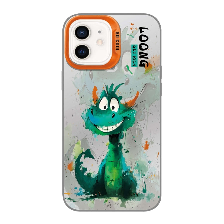 Splash-ink AI Cute Dragon PC Hybrid TPU Phone Case, For iPhone 15 Pro Max, For iPhone 15 Pro, For iPhone 15, For iPhone 14, For iPhone 14 Pro, For iPhone 14 Pro Max, For iPhone 13 Pro Max, For iPhone 13 Pro, For iPhone 13, For iPhone 12                ...