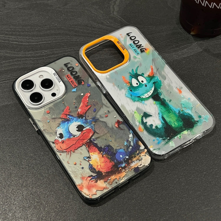 Splash-ink AI Cute Dragon PC Hybrid TPU Phone Case