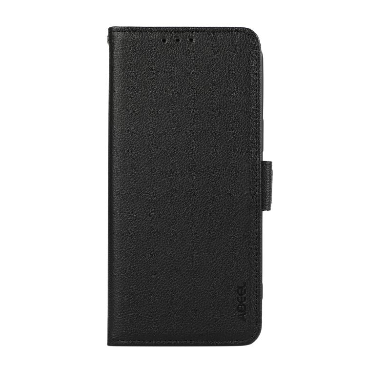 ABEEL Side-Magnetic Litchi Pattern Leather RFID Phone Case, For iPhone 17 Pro Max, For iPhone 17 Pro, For iPhone 17 Air, For iPhone 15 Pro Max, For iPhone 15 Pro, For iPhone 15 Plus