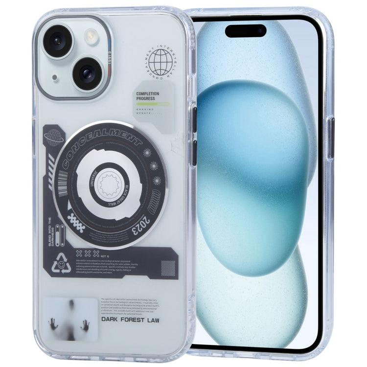 Étui magnétique MagSafe pour téléphone portable TGVIS Space Series Explore Laser CD