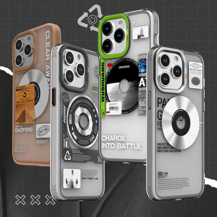 Étui magnétique MagSafe pour téléphone portable TGVIS Space Series Explore Laser CD