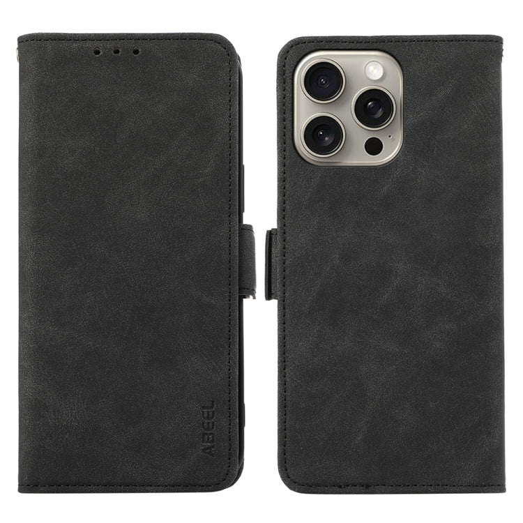 ABEEL Frosted Magnetic RFID Leather Phone Case, For iPhone 14 Pro Max, For iPhone 13 Pro Max, For iPhone 13 Pro, For iPhone 13