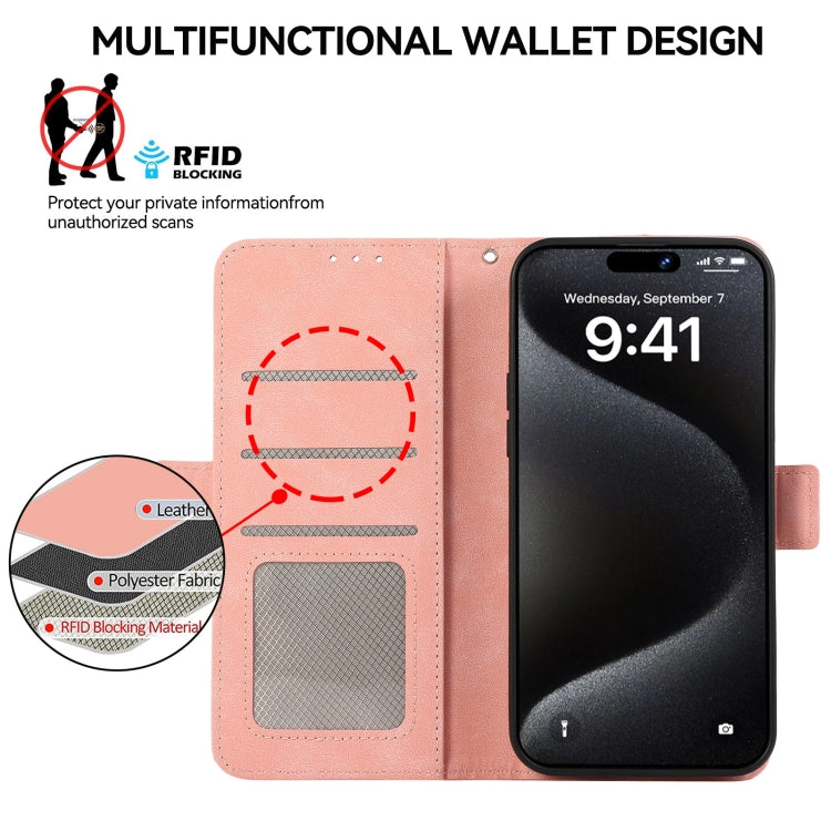 ABEEL Frosted Magnetic RFID Leather Phone Case, For iPhone 12 / 12 Pro, For iPhone 12 Pro Max