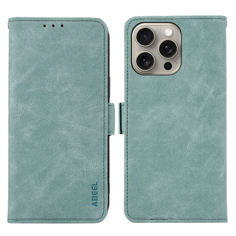 ABEEL Frosted Magnetic RFID Leather Phone Case, For iPhone 12 / 12 Pro, For iPhone 12 Pro Max