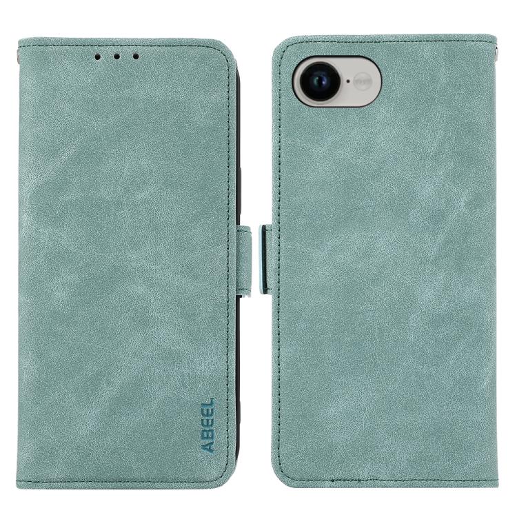 ABEEL Frosted Magnetic RFID Leather Phone Case, For iPhone 16e, For iPhone 16 Pro Max, For iPhone 16 Pro, For iPhone 16 Plus