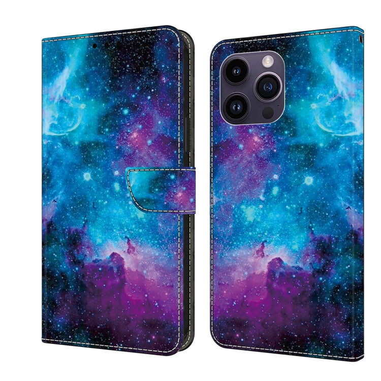 Crystal Painted Leather Phone case, For iPhone 15 Pro Max, For iPhone 15 Pro