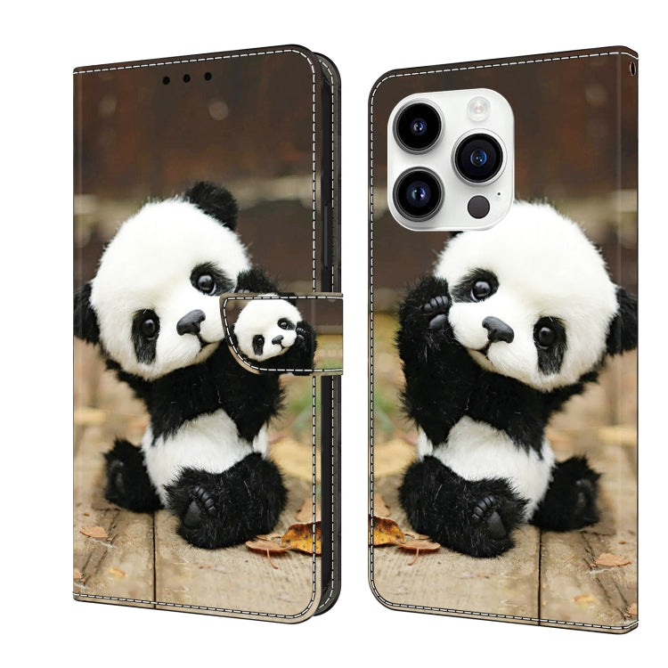 Crystal Painted Leather Phone case, For iPhone 15 Pro Max, For iPhone 15 Pro