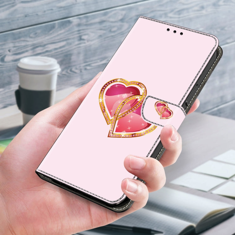 Crystal Painted Leather Phone case, For iPhone 14 Plus/15 Plus, For iPhone 15