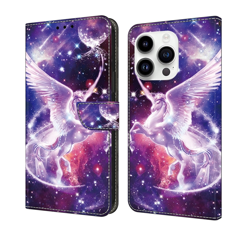 Crystal Painted Leather Phone case, For iPhone 13/14, For iPhone 14 Pro
