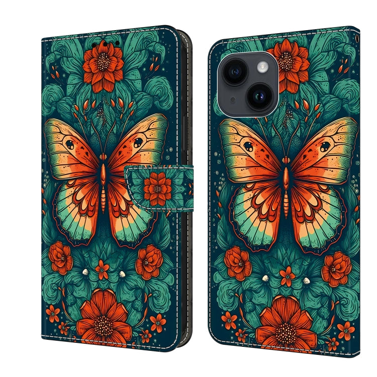 Crystal Painted Leather Phone case, For iPhone 12 Pro Max/13 Pro Max, For iPhone 13 Pro