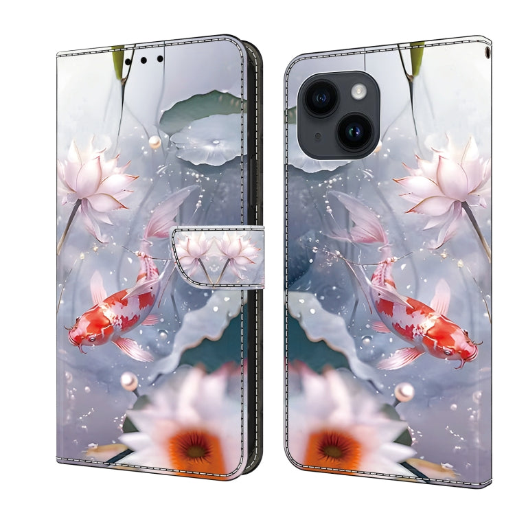 Crystal Painted Leather Phone case, For iPhone 13/14, For iPhone 14 Pro