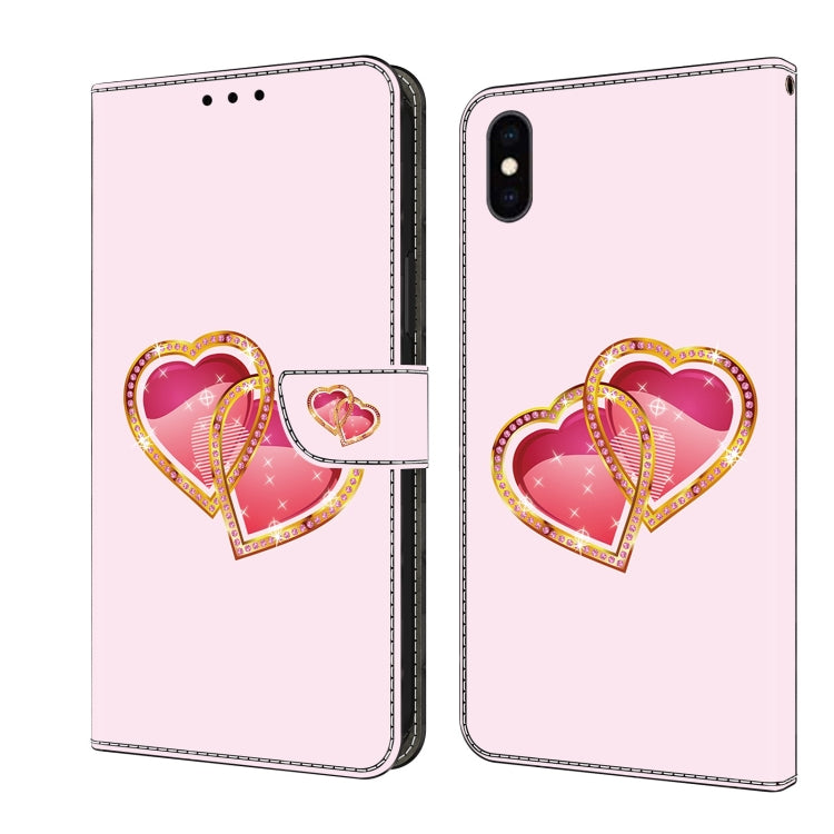 Crystal Painted Leather Phone case, For iPhone XR, For iPhone XS Max