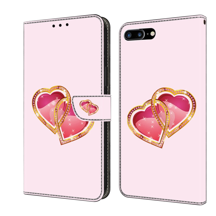 Crystal Painted Leather Phone case, For iPhone 8 Plus/7 Plus