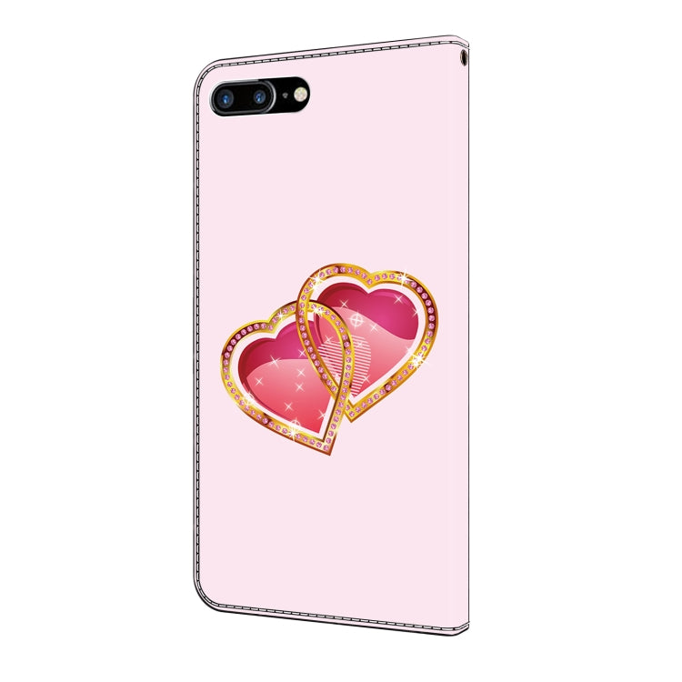 Crystal Painted Leather Phone case, For iPhone 8 Plus/7 Plus