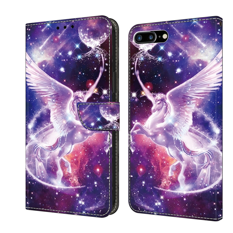 Crystal Painted Leather Phone case, For iPhone 14 Pro Max, For iPhone SE 2022/2020/8/7