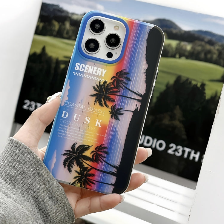 Coconut Dual-side Laminating Laser Frosted Phone Case, For iPhone 15 Pro Max, For iPhone 15 Pro, For iPhone 15, For iPhone 14, For iPhone 14 Pro, For iPhone 14 Pro Max, For iPhone 13 Pro Max, For iPhone 13 Pro, For iPhone 13, For iPhone 12�������������...