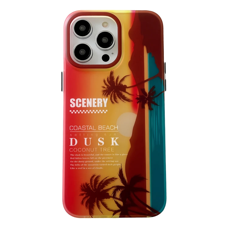 Coconut Dual-side Laminating Laser Frosted Phone Case, For iPhone 15 Pro Max, For iPhone 15 Pro, For iPhone 15, For iPhone 14, For iPhone 14 Pro, For iPhone 14 Pro Max, For iPhone 13 Pro Max, For iPhone 13 Pro, For iPhone 13, For iPhone 12�������������...