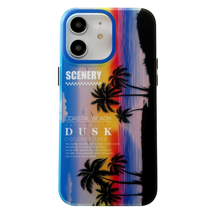 Coconut Dual-side Laminating Laser Frosted Phone Case, For iPhone 15 Pro Max, For iPhone 15 Pro, For iPhone 15, For iPhone 14, For iPhone 14 Pro, For iPhone 14 Pro Max, For iPhone 13 Pro Max, For iPhone 13 Pro, For iPhone 13, For iPhone 12�������������...