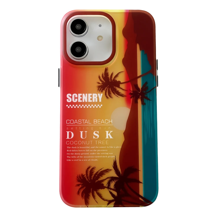 Coconut Dual-side Laminating Laser Frosted Phone Case, For iPhone 15 Pro Max, For iPhone 15 Pro, For iPhone 15, For iPhone 14, For iPhone 14 Pro, For iPhone 14 Pro Max, For iPhone 13 Pro Max, For iPhone 13 Pro, For iPhone 13, For iPhone 12�������������...