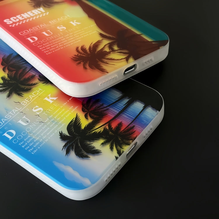 Coconut Dual-side Laminating Laser Frosted Phone Case, For iPhone 15 Pro Max, For iPhone 15 Pro, For iPhone 15, For iPhone 14, For iPhone 14 Pro, For iPhone 14 Pro Max, For iPhone 13 Pro Max, For iPhone 13 Pro, For iPhone 13, For iPhone 12             ...