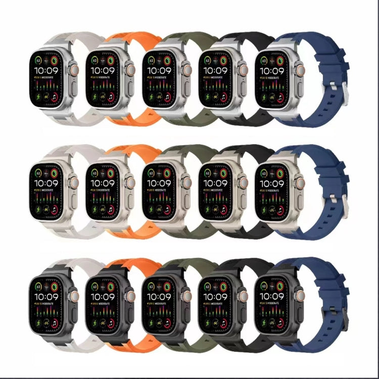 Loners Liquid Silicone Watch Band, For Apple Watch Series 7 45mm