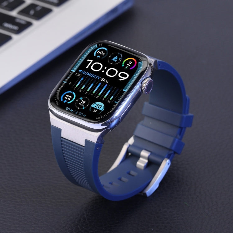 Loners Liquid Silicone Watch Band, For Apple Watch Series 8 45mm