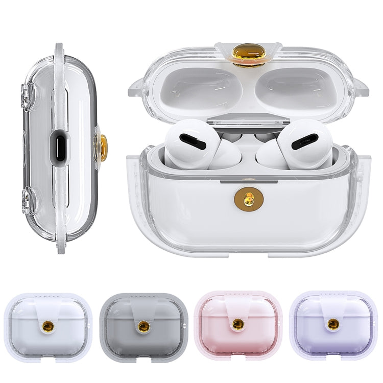 Magnetic Clear Armor TPU TWS Earphone Case
