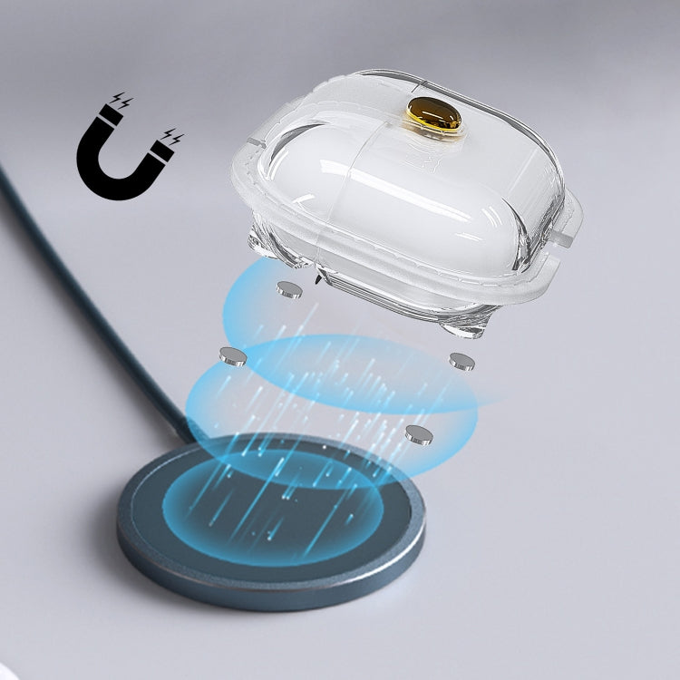 Magnetic Clear Armor TPU TWS Earphone Case