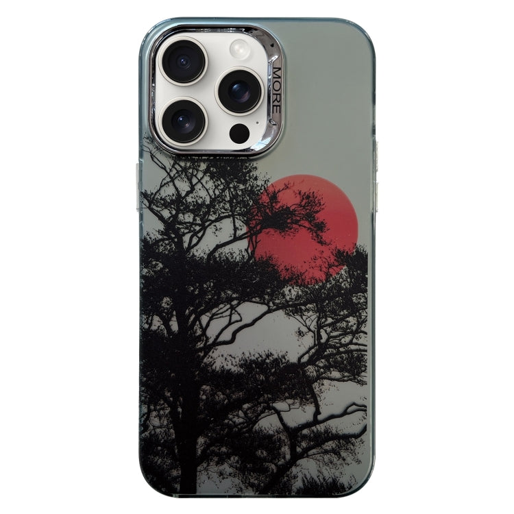 Colored Silver Plating Sunset Phone Case, For iPhone 15 Pro Max, For iPhone 15 Pro, For iPhone 15, For iPhone 14, For iPhone 14 Pro, For iPhone 14 Pro Max, For iPhone 13 Pro Max, For iPhone 13 Pro, For iPhone 13, For iPhone 12, For iPhone 12 Pro Max   ...