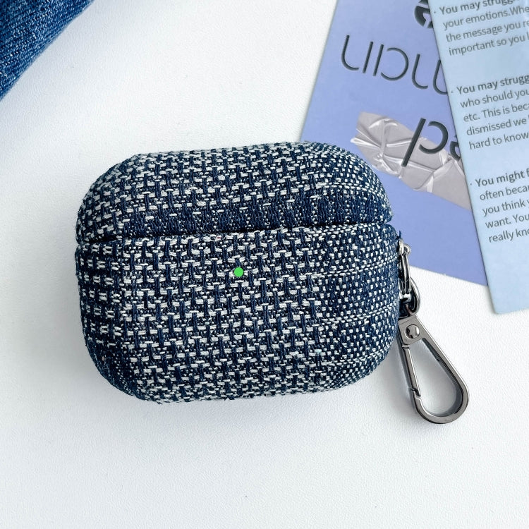 Stitching Denim Cloth Bluetooth Earphone Protective Case
