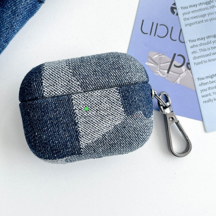 Stitching Denim Cloth Bluetooth Earphone Protective Case
