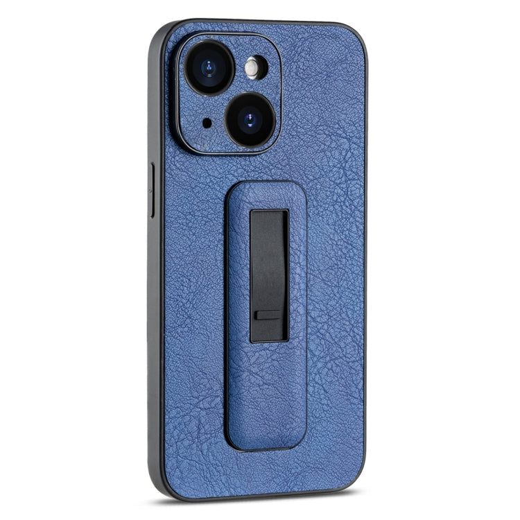 PU Leather Push-pull Bracket Shockproof Phone Case, For iPhone 14, For iPhone 14 Pro, For iPhone 14 Pro Max