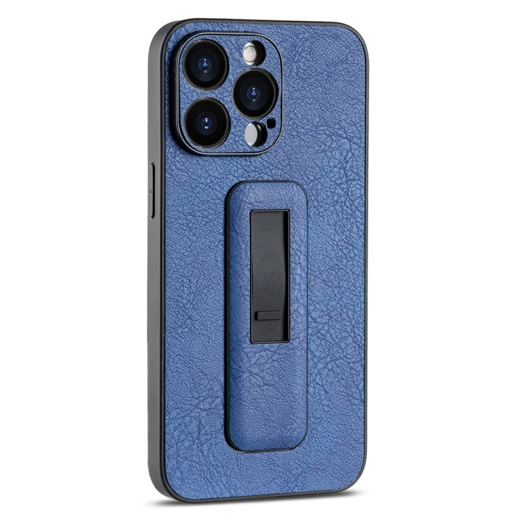 PU Leather Push-pull Bracket Shockproof Phone Case, For iPhone 13 Pro Max, For iPhone 13 Pro, For iPhone 13