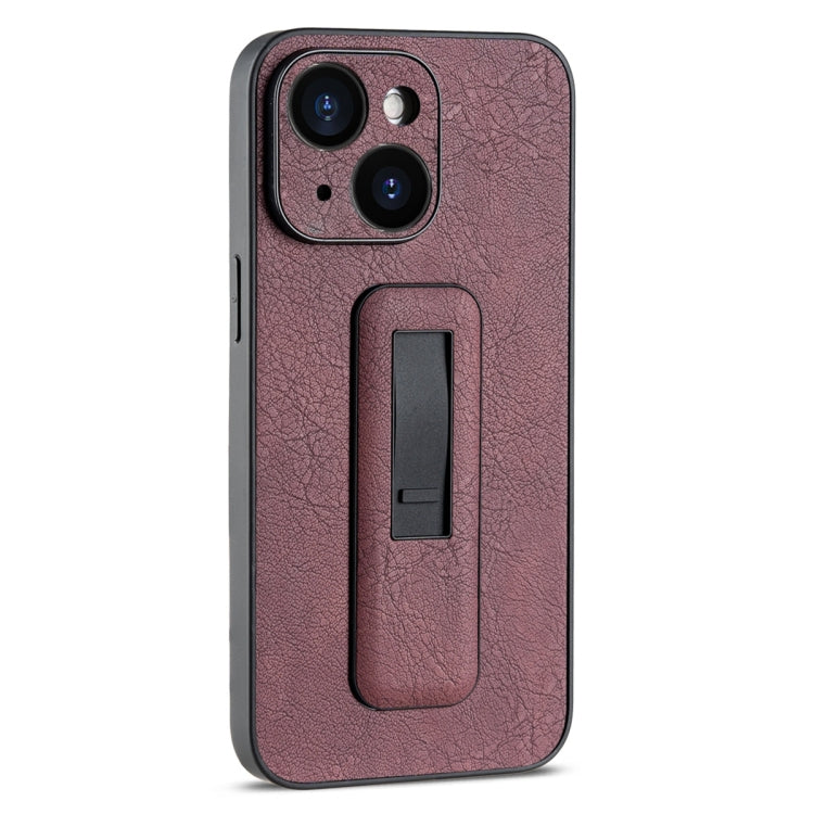 PU Leather Push-pull Bracket Shockproof Phone Case, For iPhone 13 Pro Max, For iPhone 13 Pro, For iPhone 13
