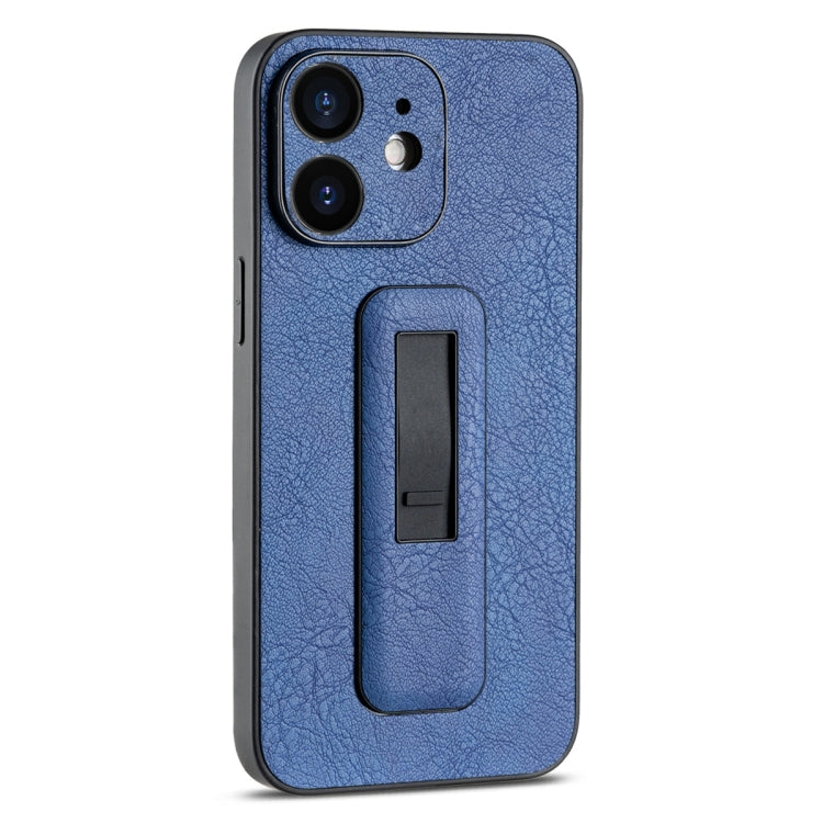 PU Leather Push-pull Bracket Shockproof Phone Case, For iPhone 12, For iPhone 12 Pro Max, For iPhone 12 Pro