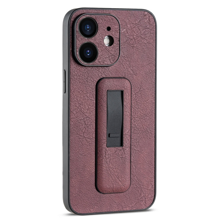 PU Leather Push-pull Bracket Shockproof Phone Case, For iPhone 11 Pro Max, For iPhone 11, For iPhone 11 Pro