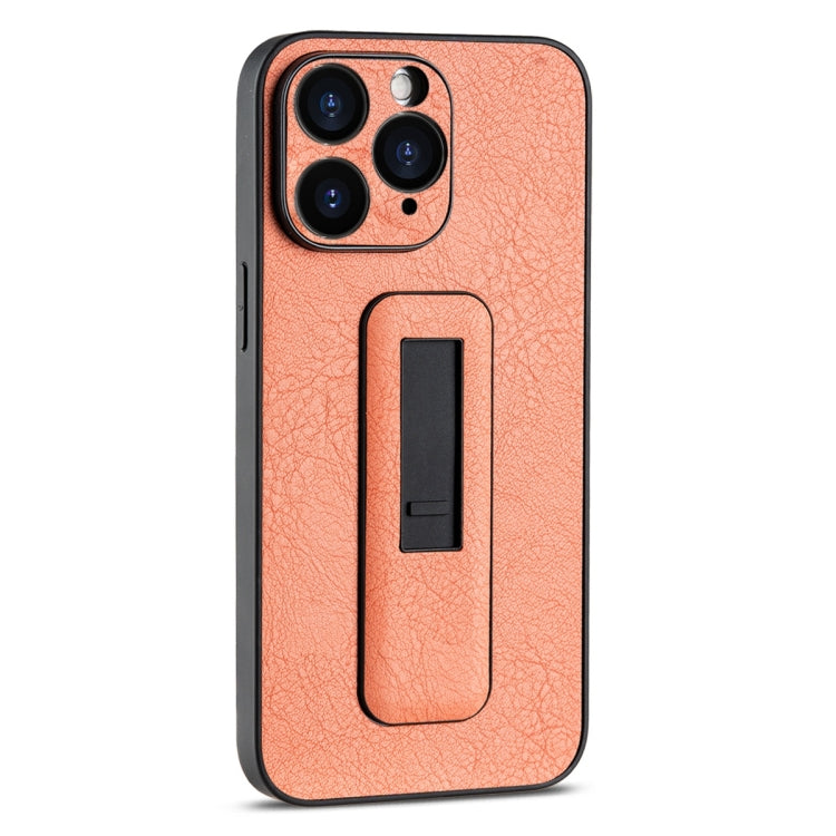PU Leather Push-pull Bracket Shockproof Phone Case, For iPhone 11 Pro Max, For iPhone 11, For iPhone 11 Pro