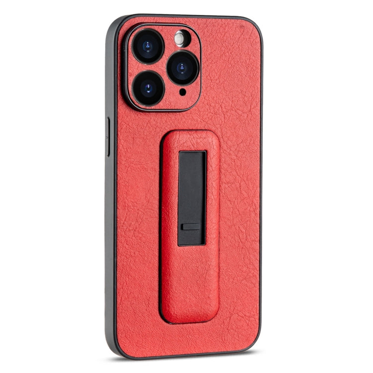 PU Leather Push-pull Bracket Shockproof Phone Case, For iPhone 11 Pro Max, For iPhone 11, For iPhone 11 Pro