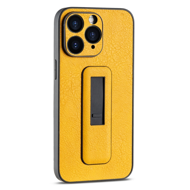PU Leather Push-pull Bracket Shockproof Phone Case, For iPhone 11 Pro Max, For iPhone 11, For iPhone 11 Pro