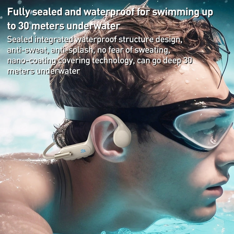 Écouteurs Bluetooth étanches à conduction osseuse ZGA SP06 pour le sport