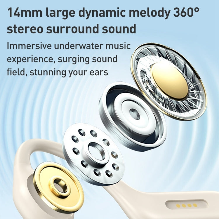 Écouteurs Bluetooth étanches à conduction osseuse ZGA SP06 pour le sport