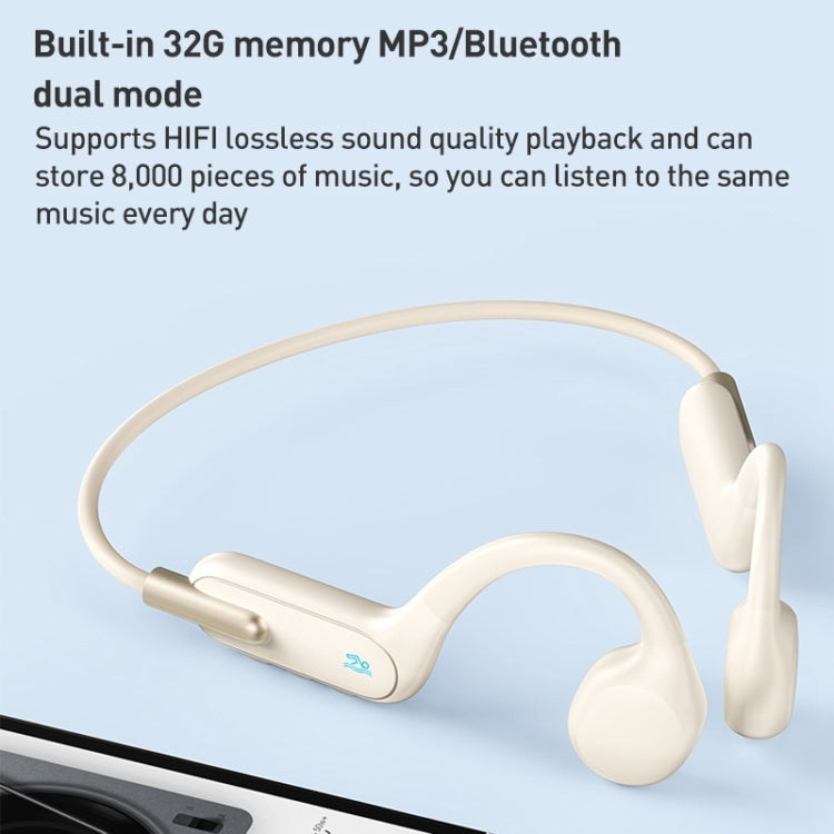 Écouteurs Bluetooth étanches à conduction osseuse ZGA SP06 pour le sport