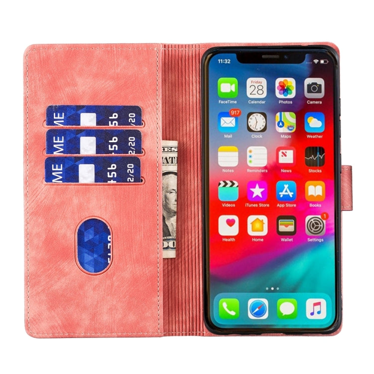 Pen Heart Cat Embossed Leather Phone Case, For iPhone X / XS, For iPhone XR, For iPhone XS Max, For iPhone 7 Plus / 8 Plus