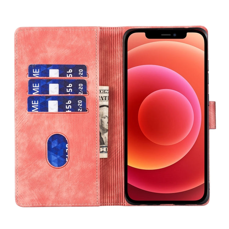 Pen Heart Cat Embossed Leather Phone Case, For iPhone 12 mini, For iPhone 11 Pro Max, For iPhone 11, For iPhone 11 Pro