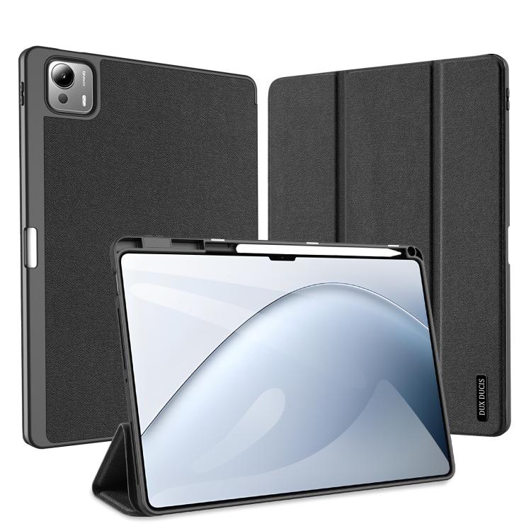 DUX DUCIS Domo Series Cloth Texture Magnetic Leather Tablet Case, For Xiaomi Redmi Pad 2 Pro / Pad Pro 5G, For Xiaomi Redmi K Pad, For Xiaomi Pad 7 Ultra, For Xiaomi Redmi Pad Pro 12.1, For Xiaomi Pad 6S Pro 12.4